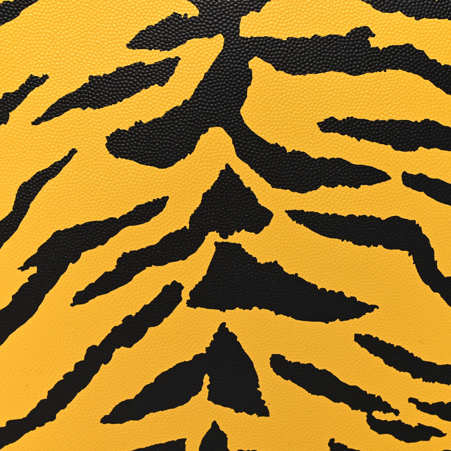 Saint Laurent Grain De Poudre Zebra Print Zipped Tablet Holder Yellow Black 8 of 10