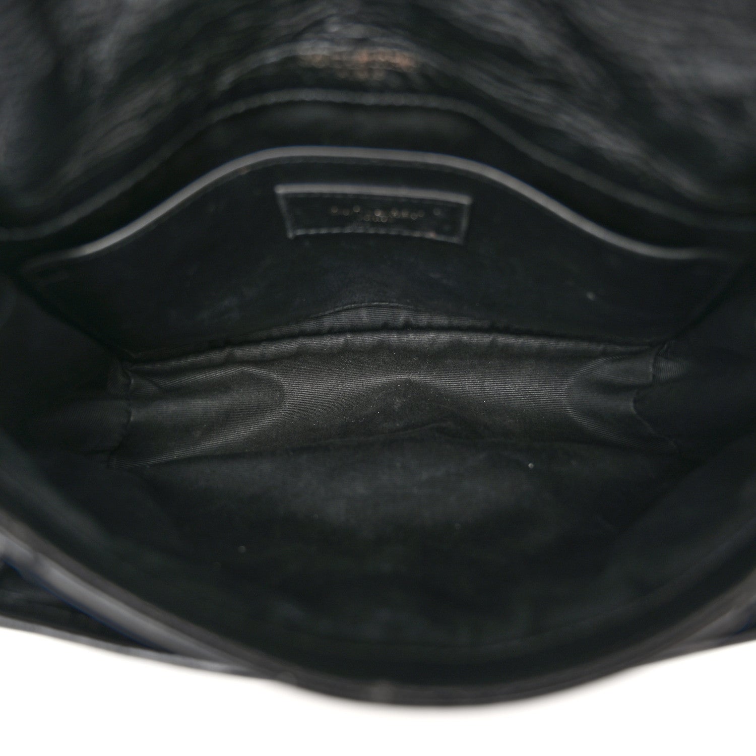 Saint Laurent Crinkled Calfskin Matelasse Monogram Baby Niki Chain Satchel Black 5 of 10