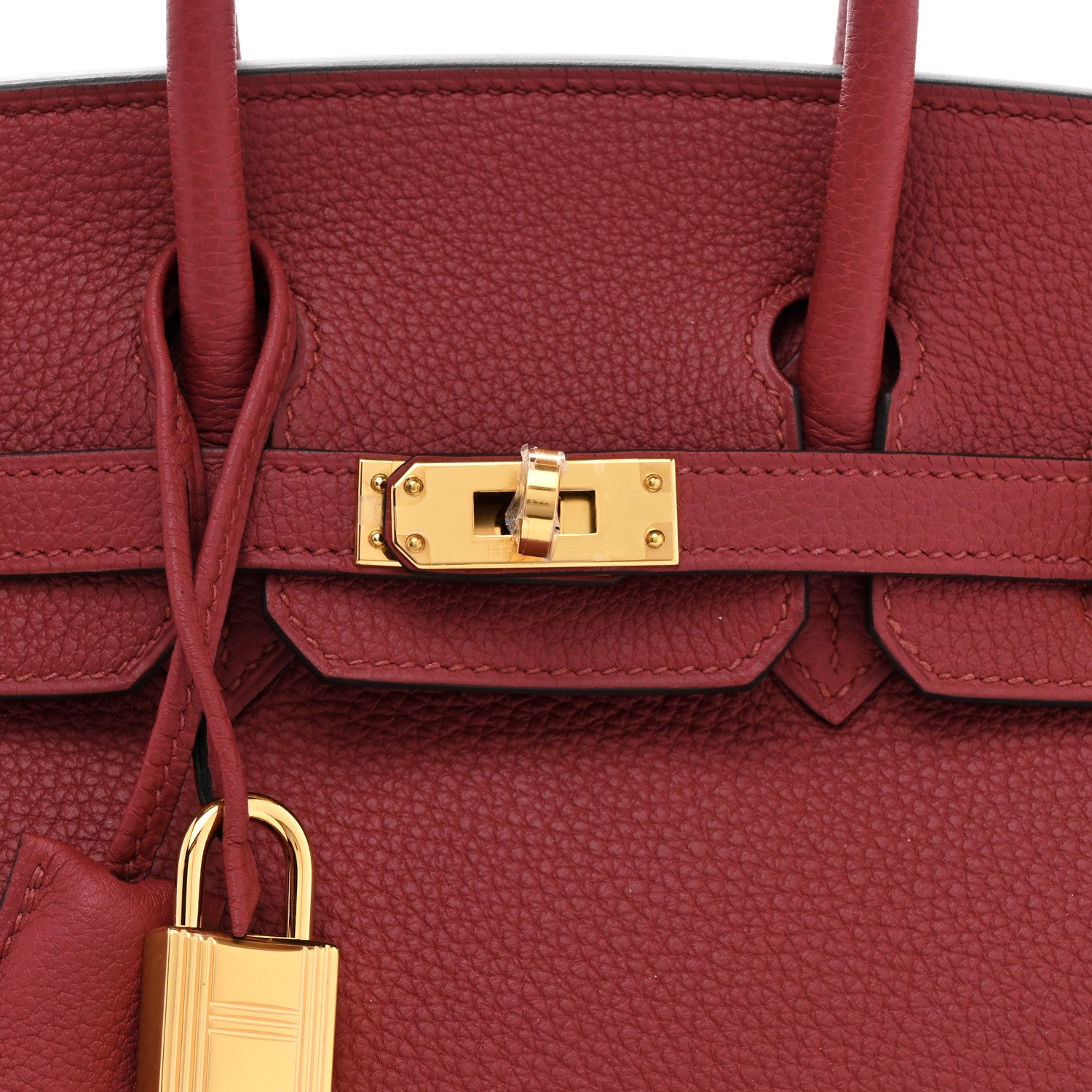 Hermes Togo Birkin 25 Rouge Grenat 8 of 12