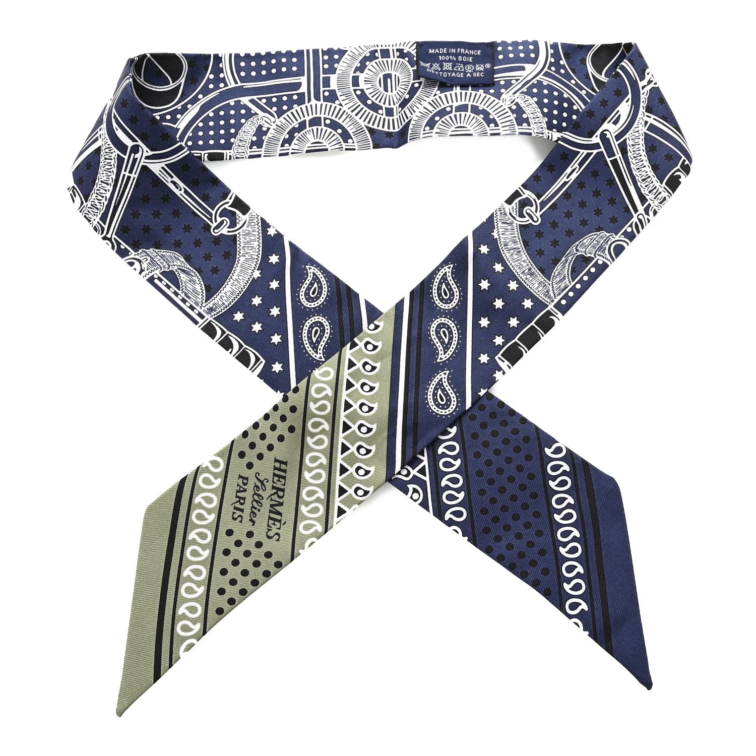 Eperon D Hermes Foulard Bandana Eperon D'Or Forever Scarf 90 Beige