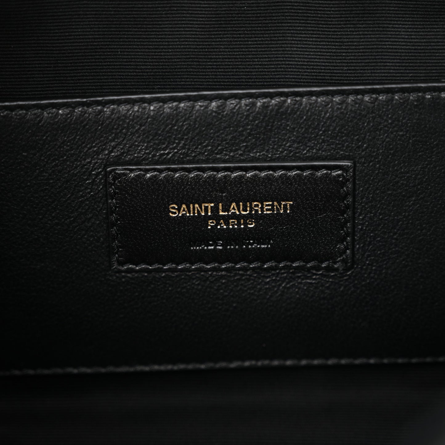Lambskin Carre Quilted Cassandre Mini Camera Bag Black