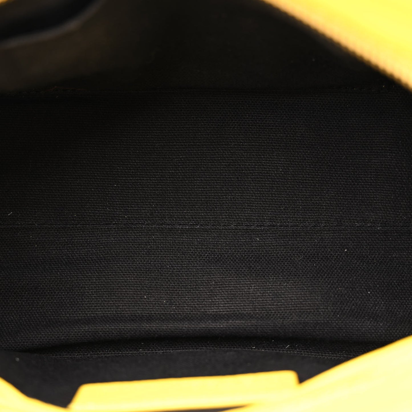 Pebbled Calfskin Mini Skull Padlock Zip Around Tote Yellow