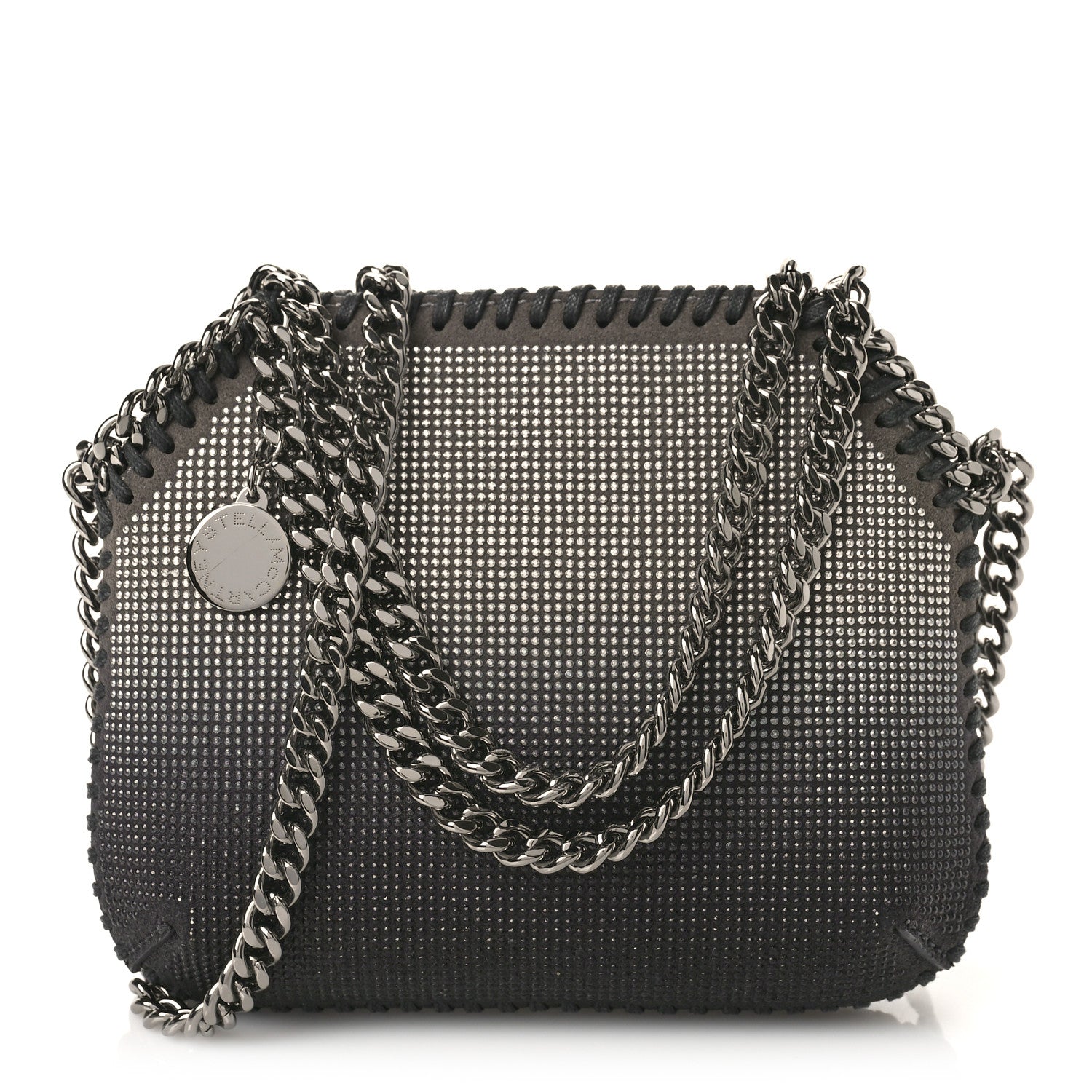 Stella McCartney Crystal Mini Falabella Crossbody Bag Grey 1 of 8