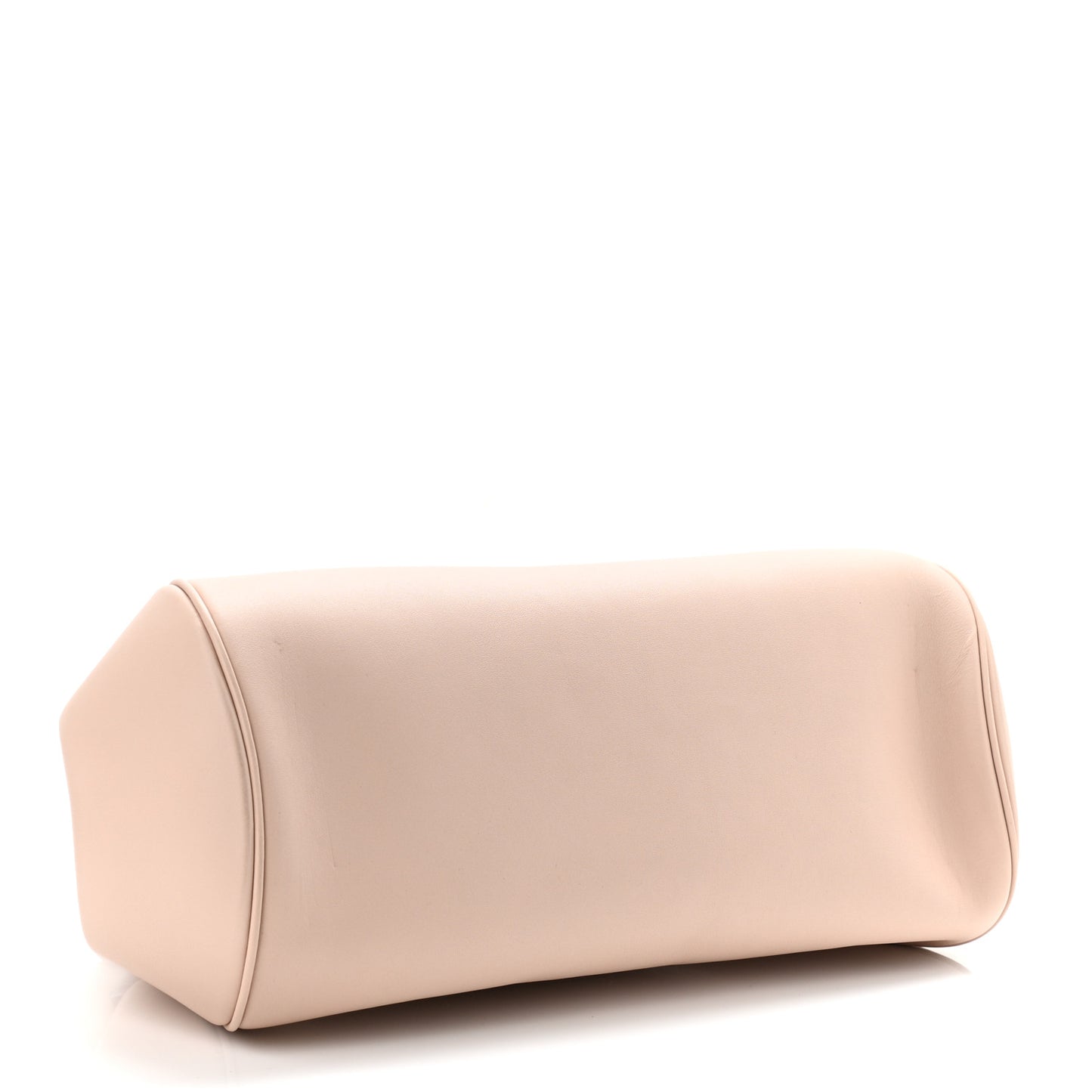 Calfskin Frame Satchel Light Pink