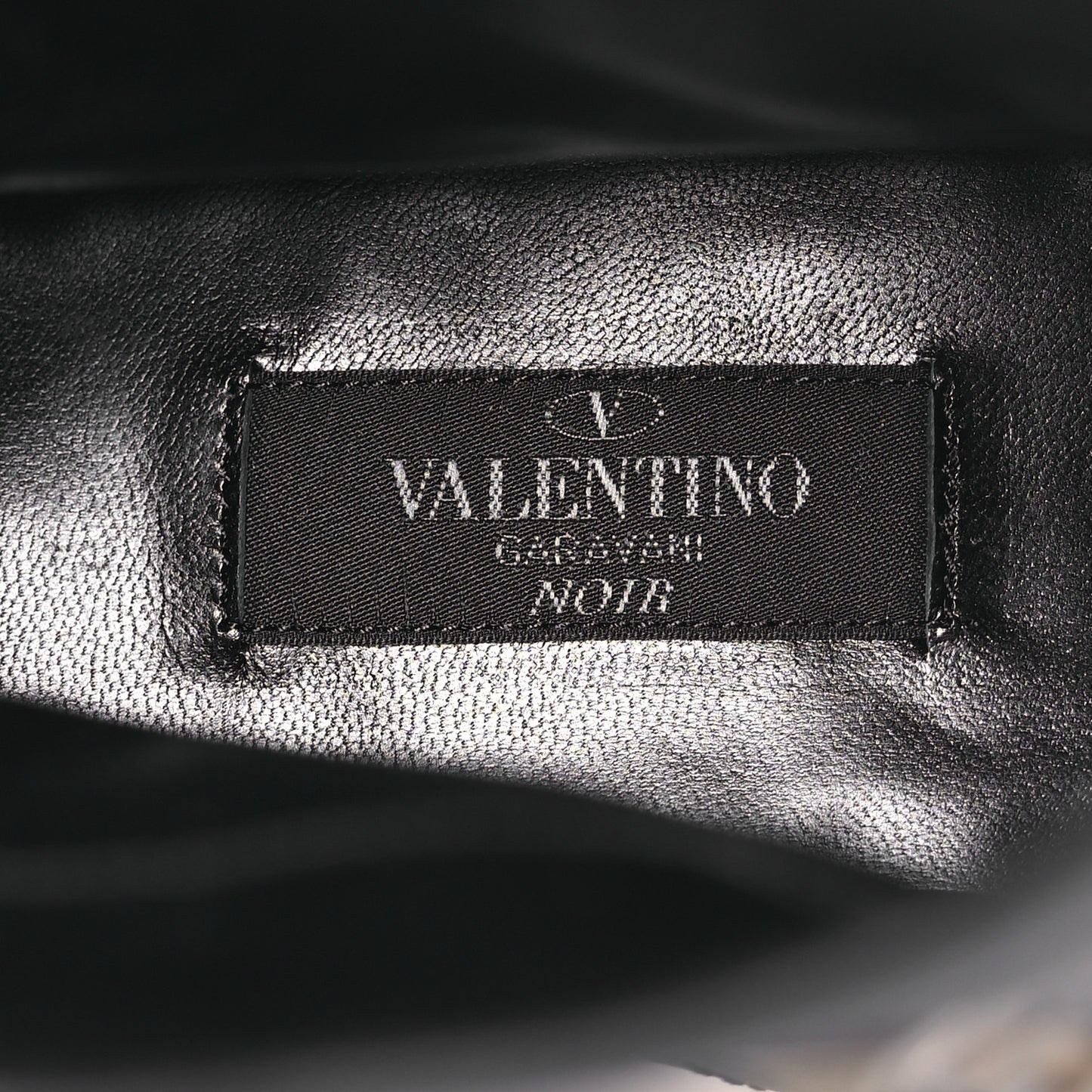 Calfskin Rockstud 30mm Biker Boots 40 Black