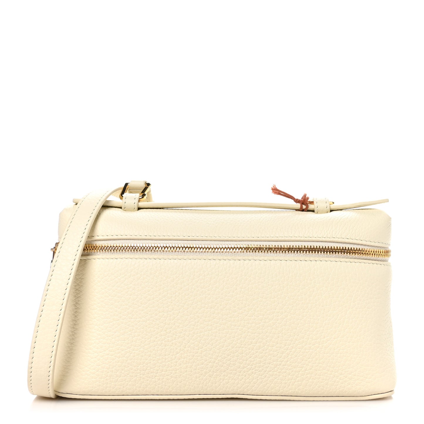 Grained Calfskin L19 Extra Pocket Pouch Whisper White