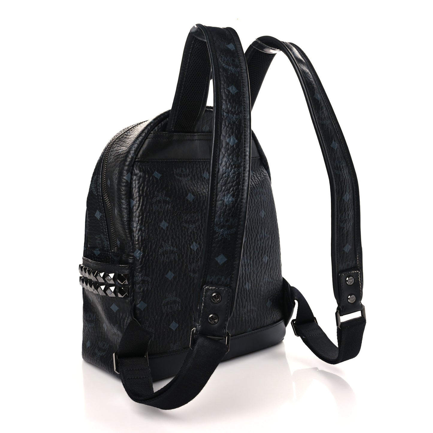 Visetos Small Side Stud Stark Backpack Black