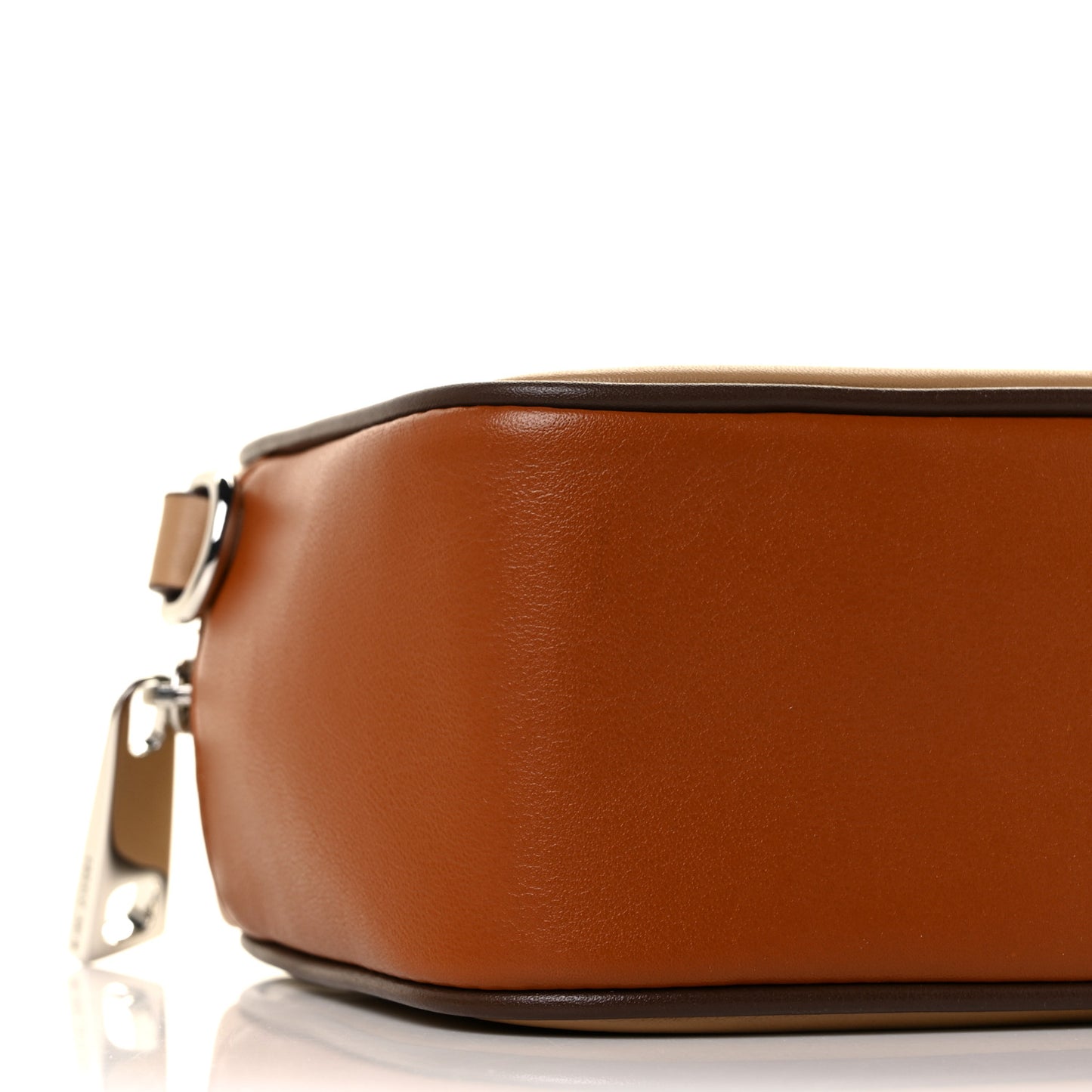 Calfskin Signet Flash Camera Bag Brown