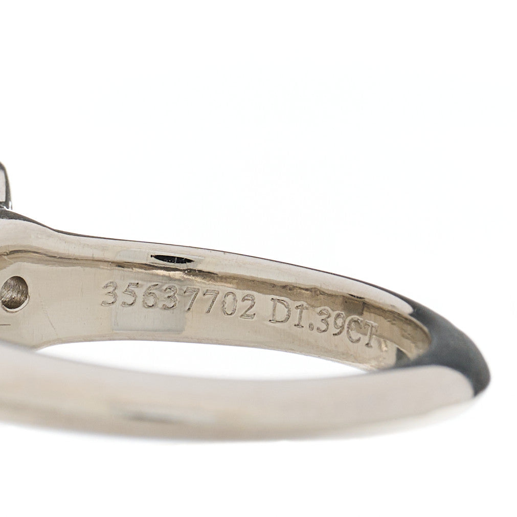 Tiffany Platinum Diamond 1.39ct Solitaire Engagement Ring 48 4.5 5 of 7