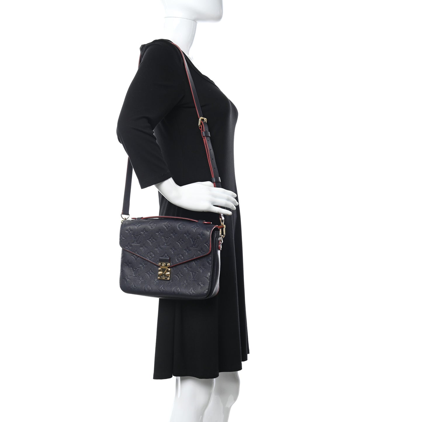 Empreinte Pochette Metis Marine Rouge