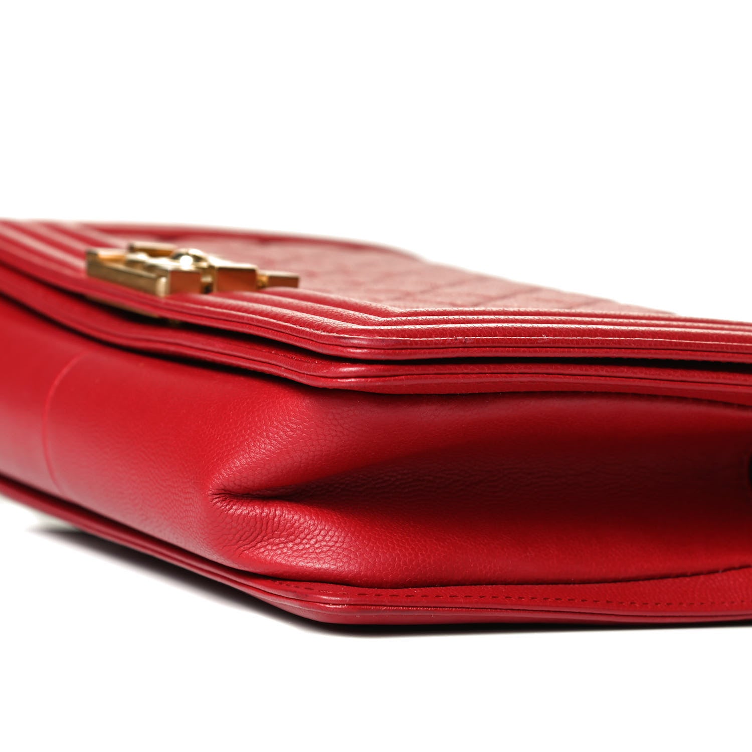 Chanel Caviar Quilted Medium Boy Flap Red 9 of 11