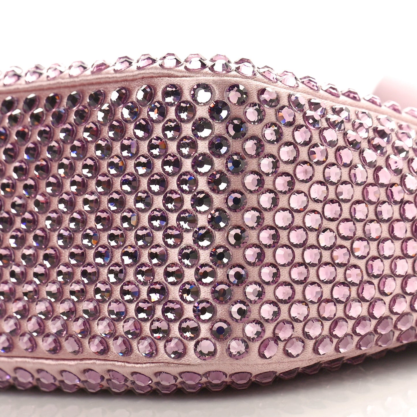 Satin Crystal Re-Edition 2005 Shoulder Bag Alabastro