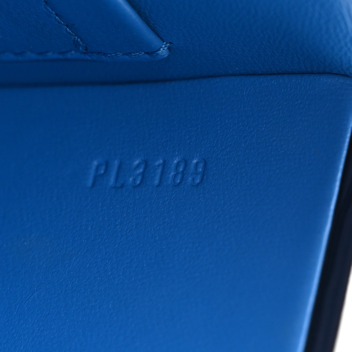 Epi Bleecker Box Indigo Coquelicot