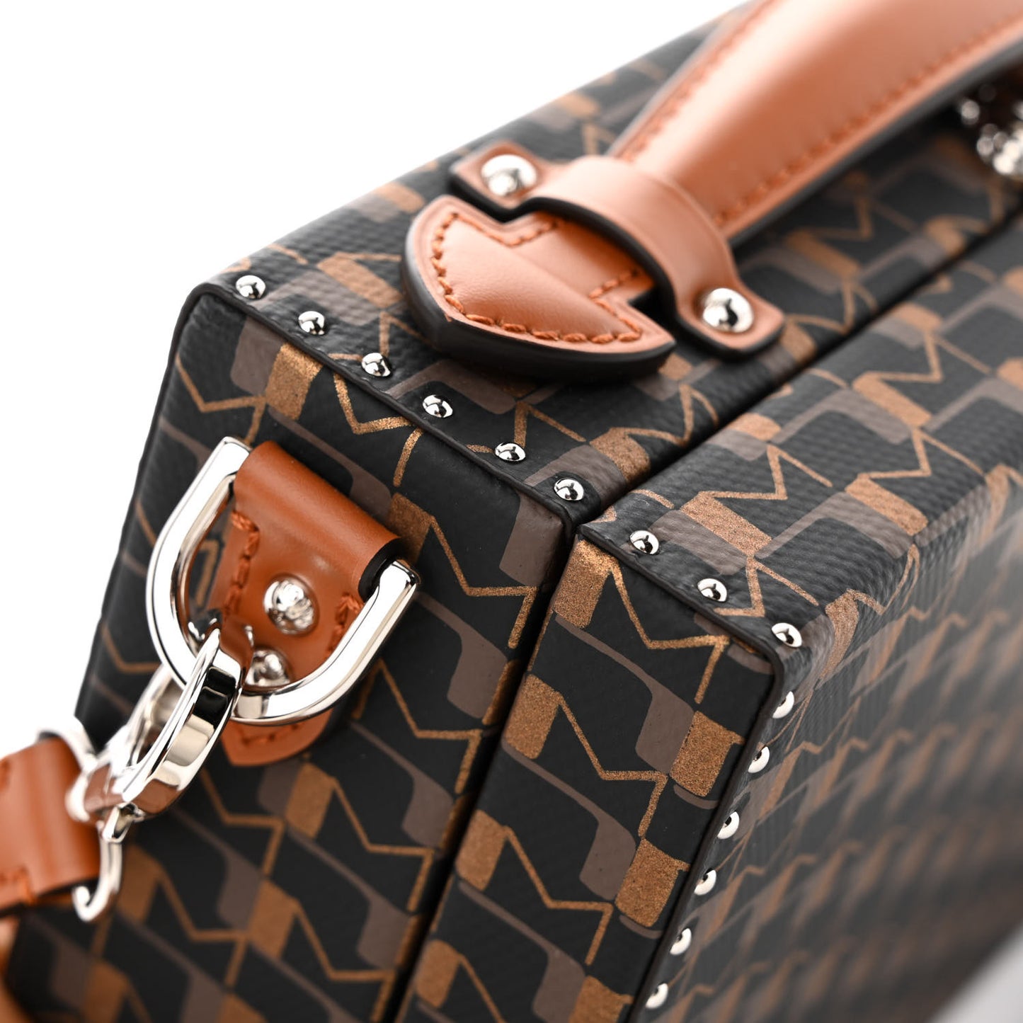 Toile 1920 Oh! Little Suitcase Carbon Bronze Cognac