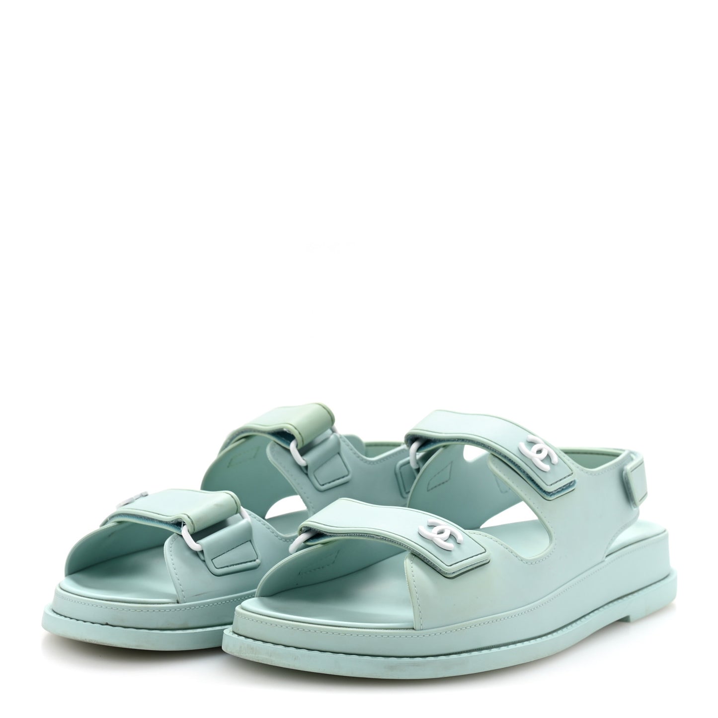 Rubber CC Dad Sandals 39 Light Blue