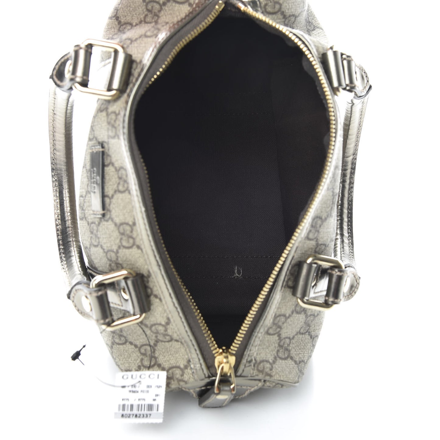 GG Plus Monogram Small Joy Boston Metallic