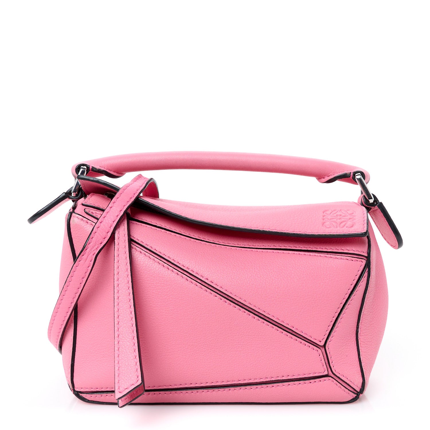 Loewe Calfskin Mini Puzzle Bag Wild Rose 1739454 – FASHIONPHILE