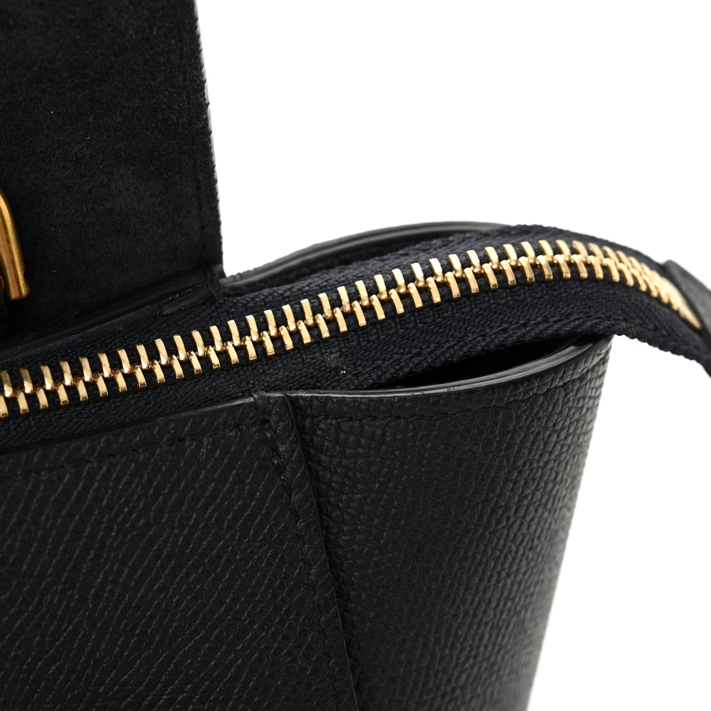 Grained Calfskin Nano Belt Bag Navy