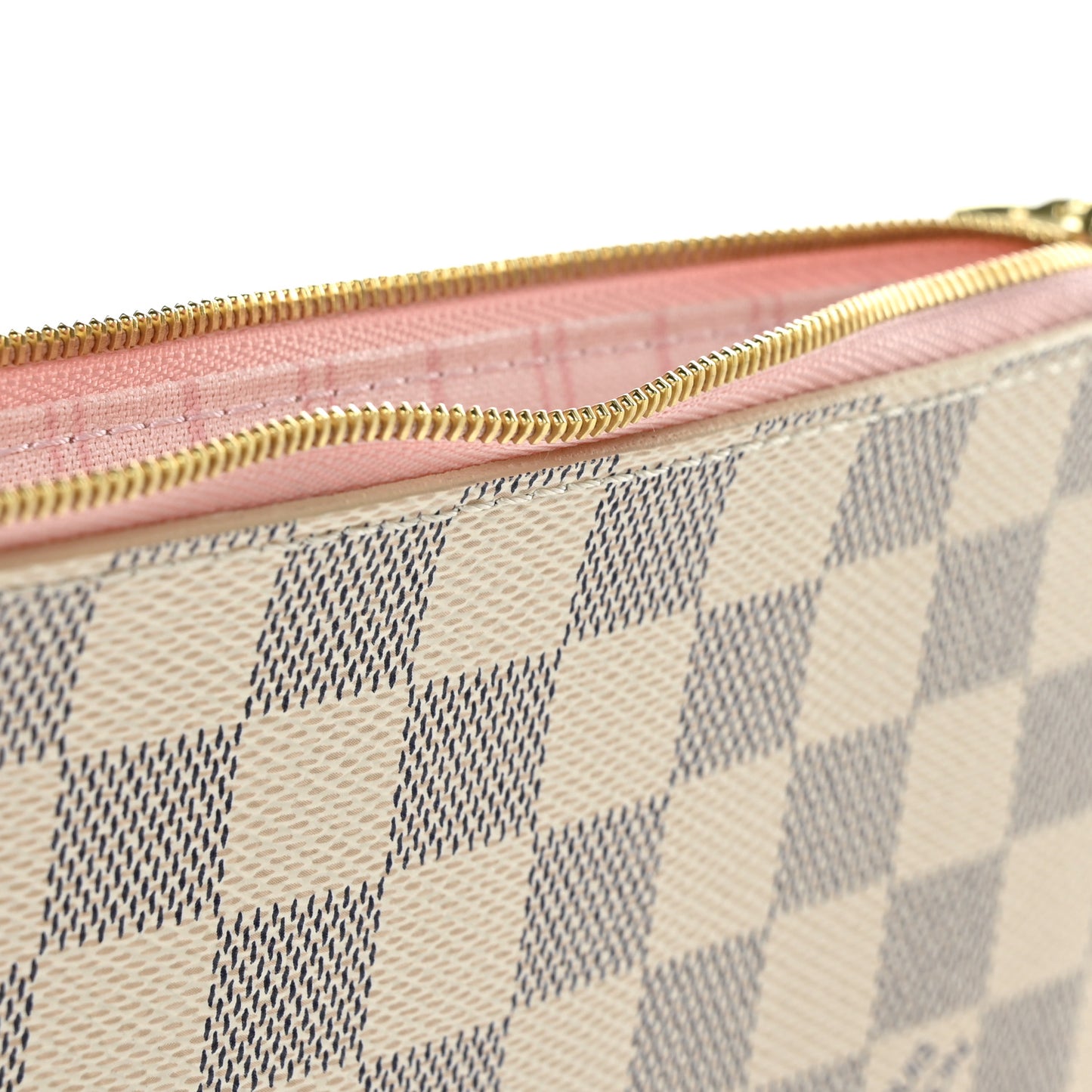 Damier Azur Neverfull MM GM Pochette Rose Ballerine