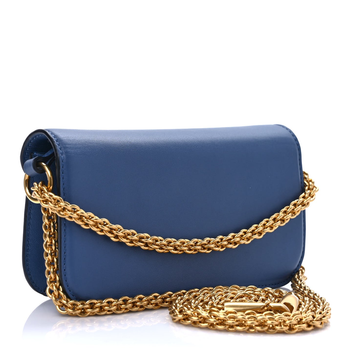 Calfskin Vlogo Small Loco Shoulder Bag Ultramarine