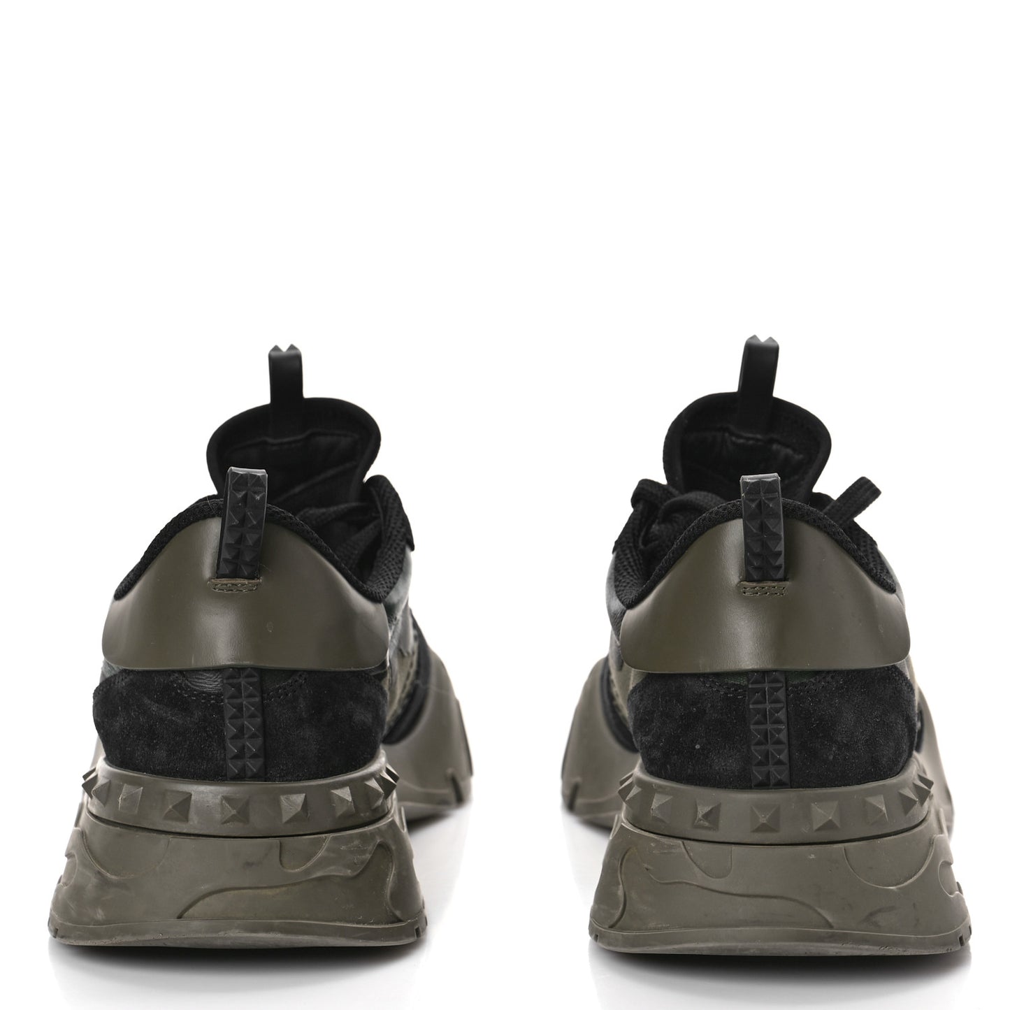 Nappa Suede Camouflage Mens Rockrunner Plus Sneakers 44 Army Green Black Multicolor