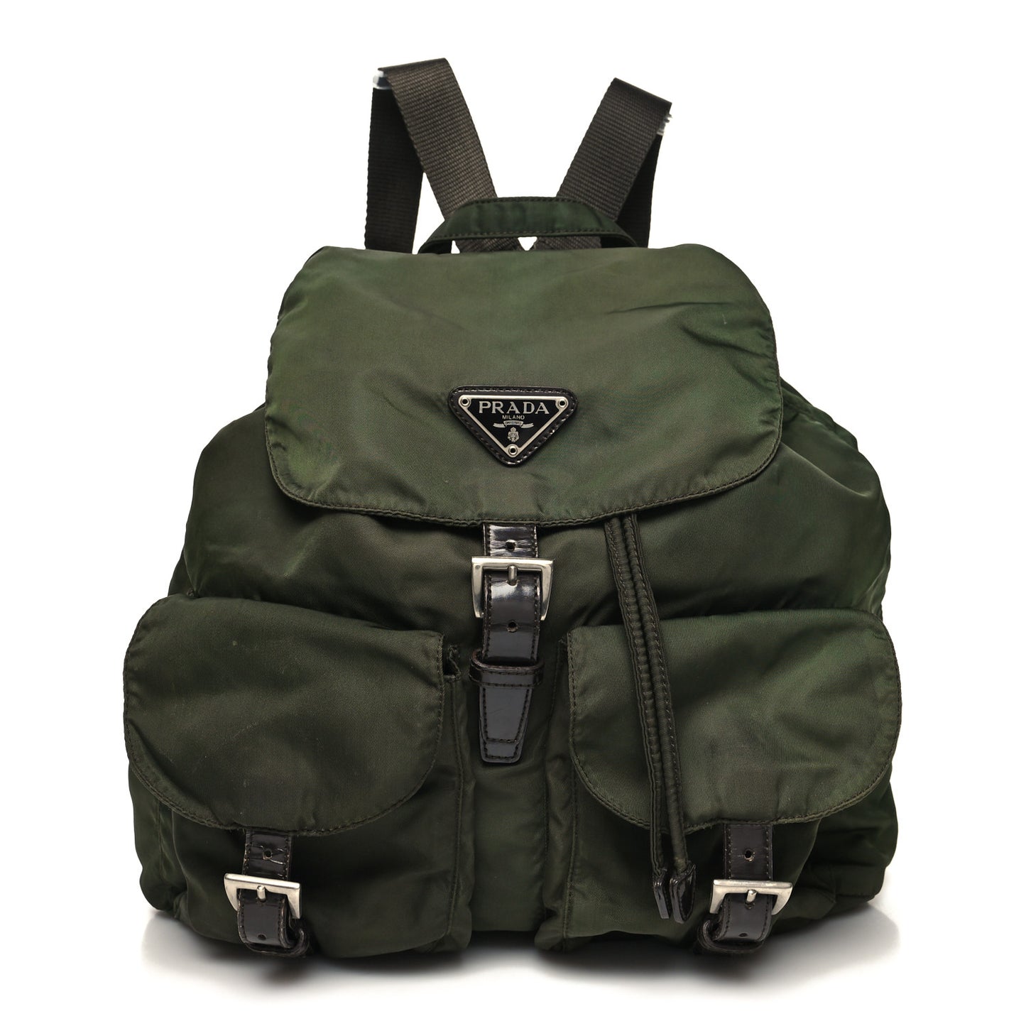 Nylon Vela Medium Backpack Green