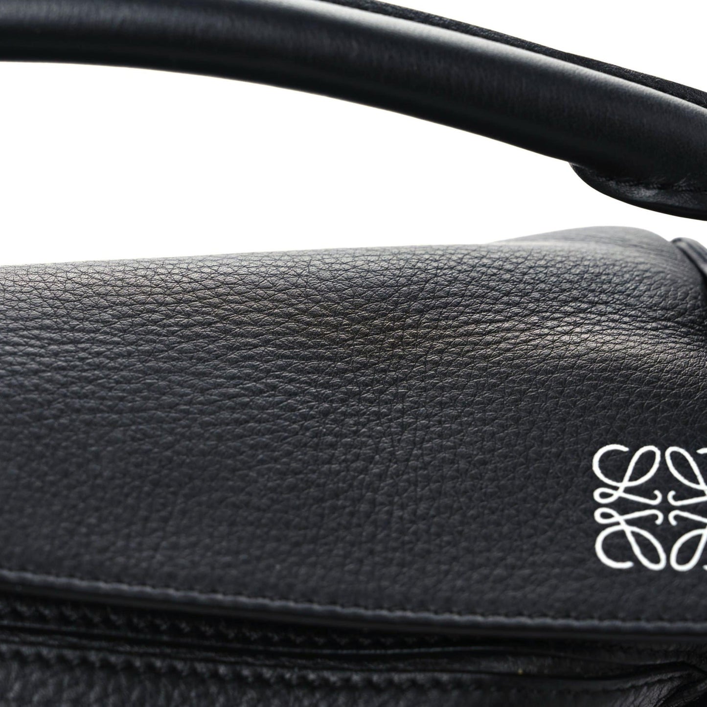 Calfskin Small Puzzle Bag Black