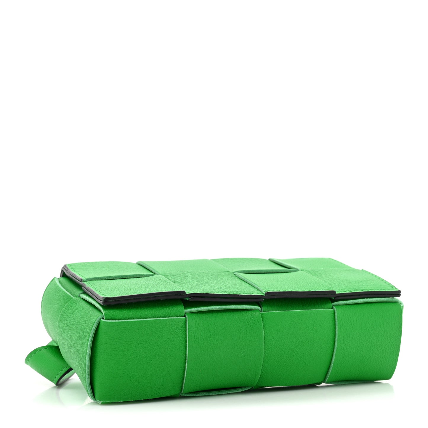 Nappa Maxi Intreccio Mini Belt Cassette Bag Parakeet
