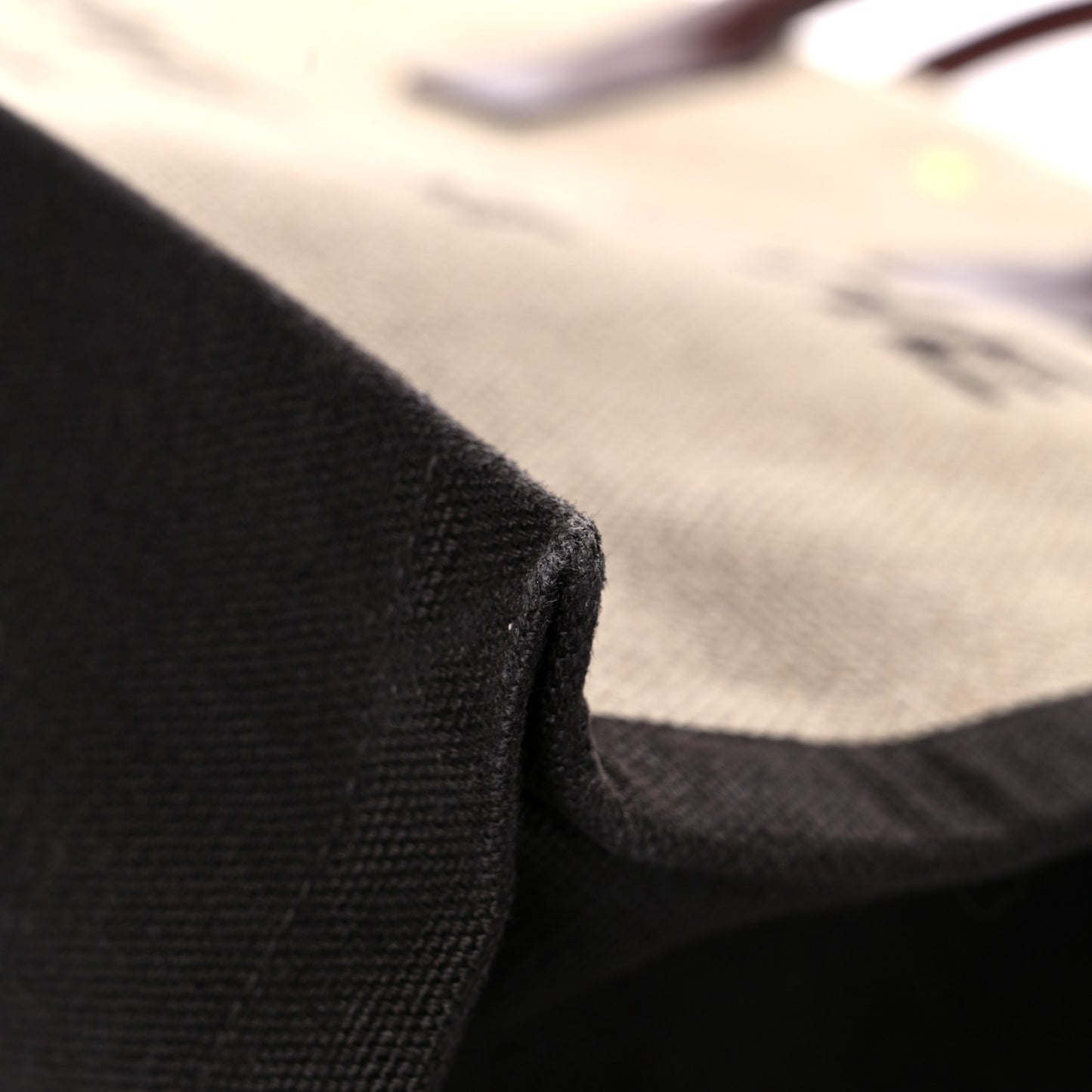 Linen Calfskin Rive Gauche Tote Natural