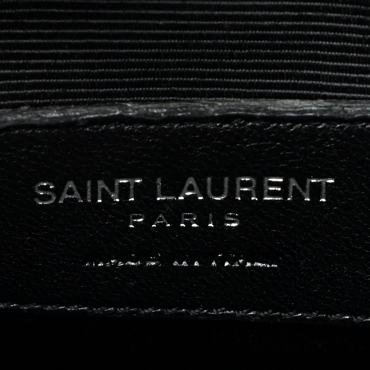 Saint Laurent Grained Calfskin Nano Sac De Jour Black 6 of 10