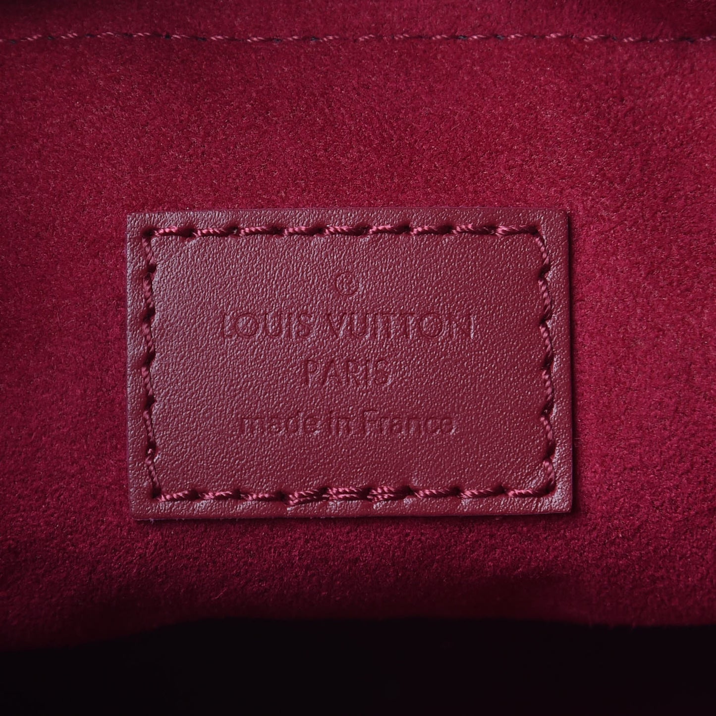 Monogram Pouch Noe Fuchsia