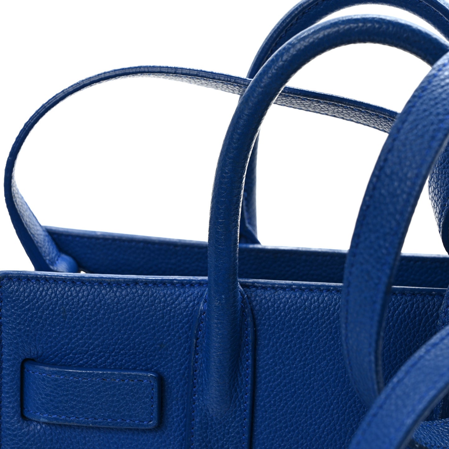 Calfskin Nano Sac De Jour Royal Blue