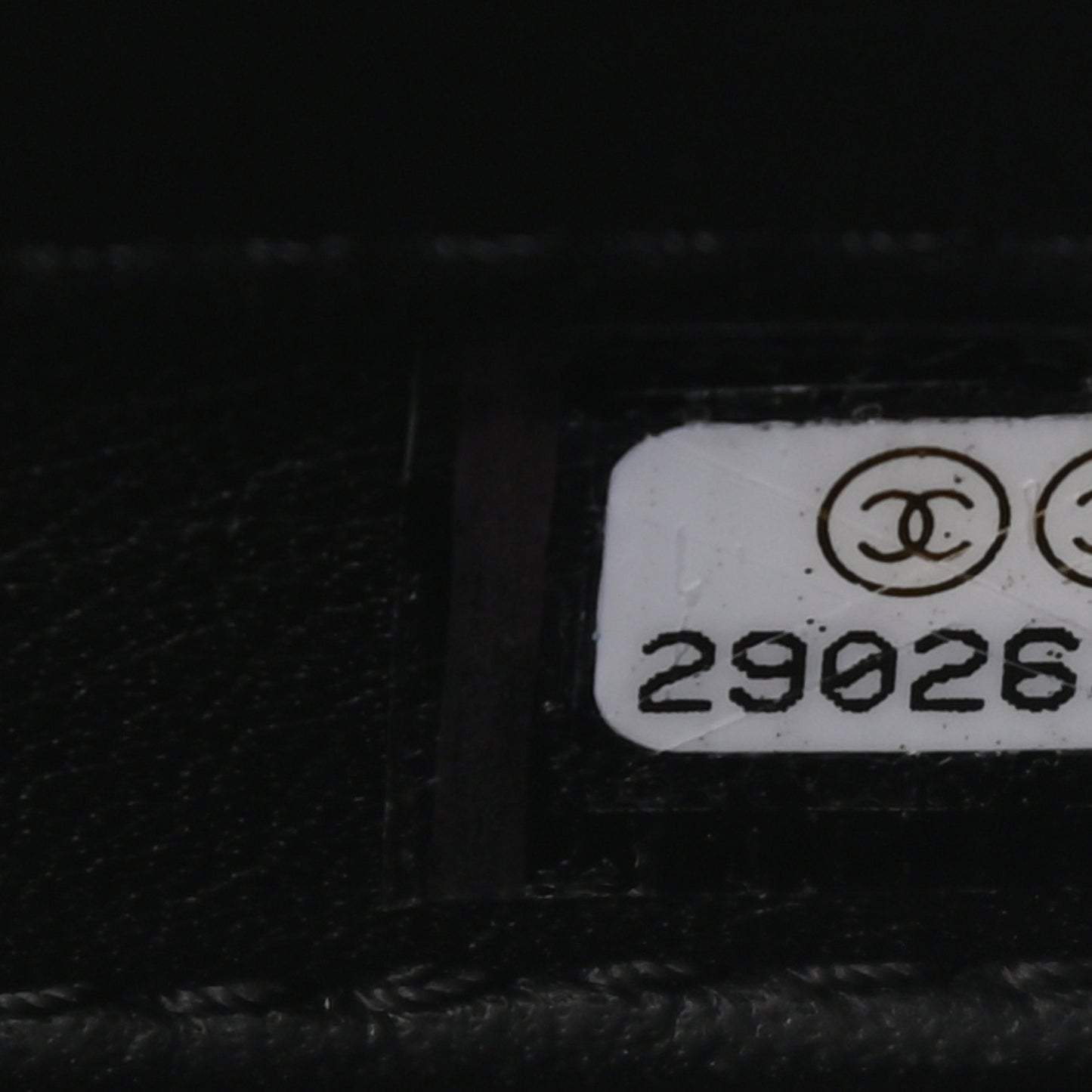 Caviar Quilted Small CC Filigree Vanity Case Black