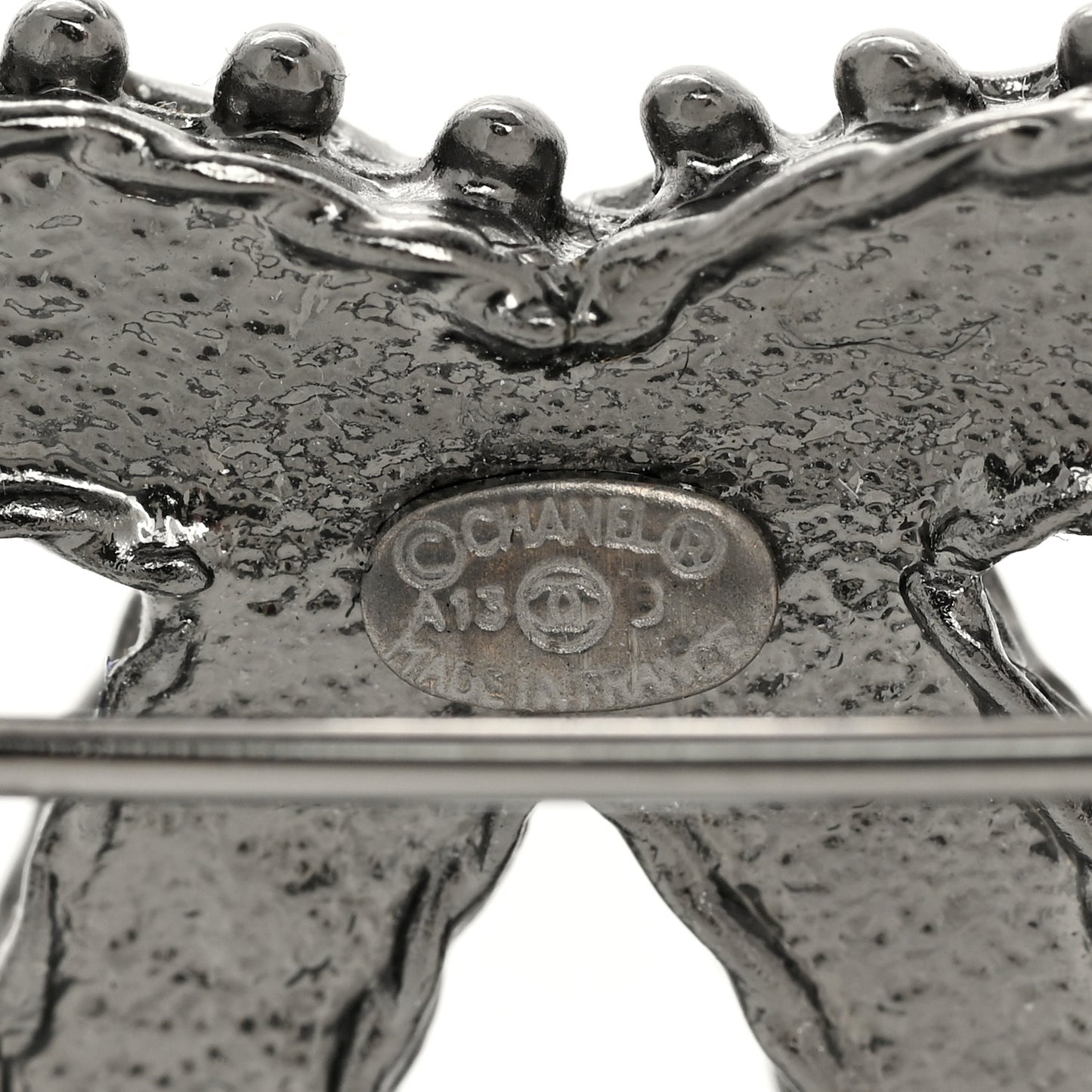 Ruthenium Crystal CC Brooch