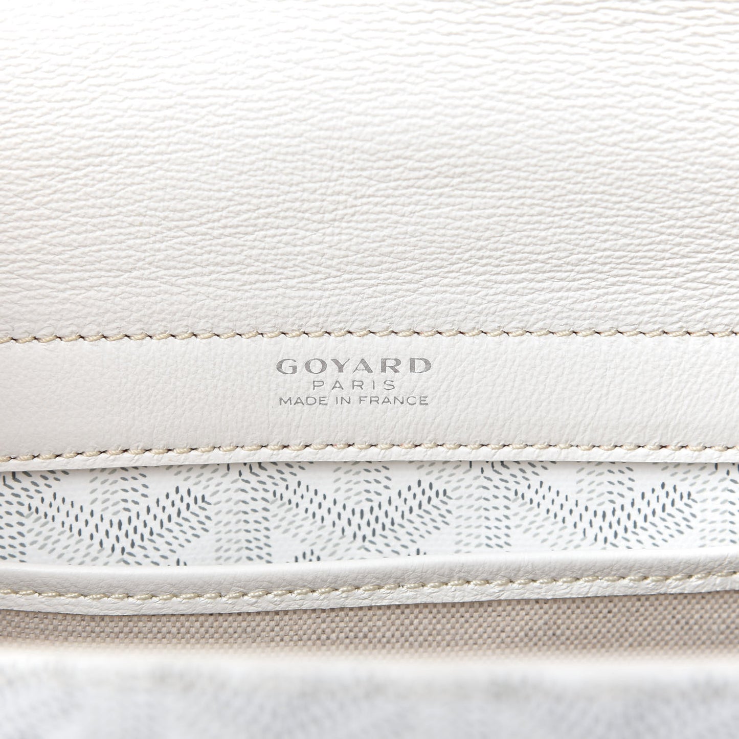 Goyardine Rouette PM White