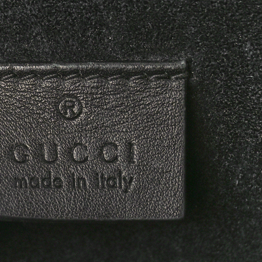 GG Supreme Monogram Small Dionysus Shoulder Bag Black