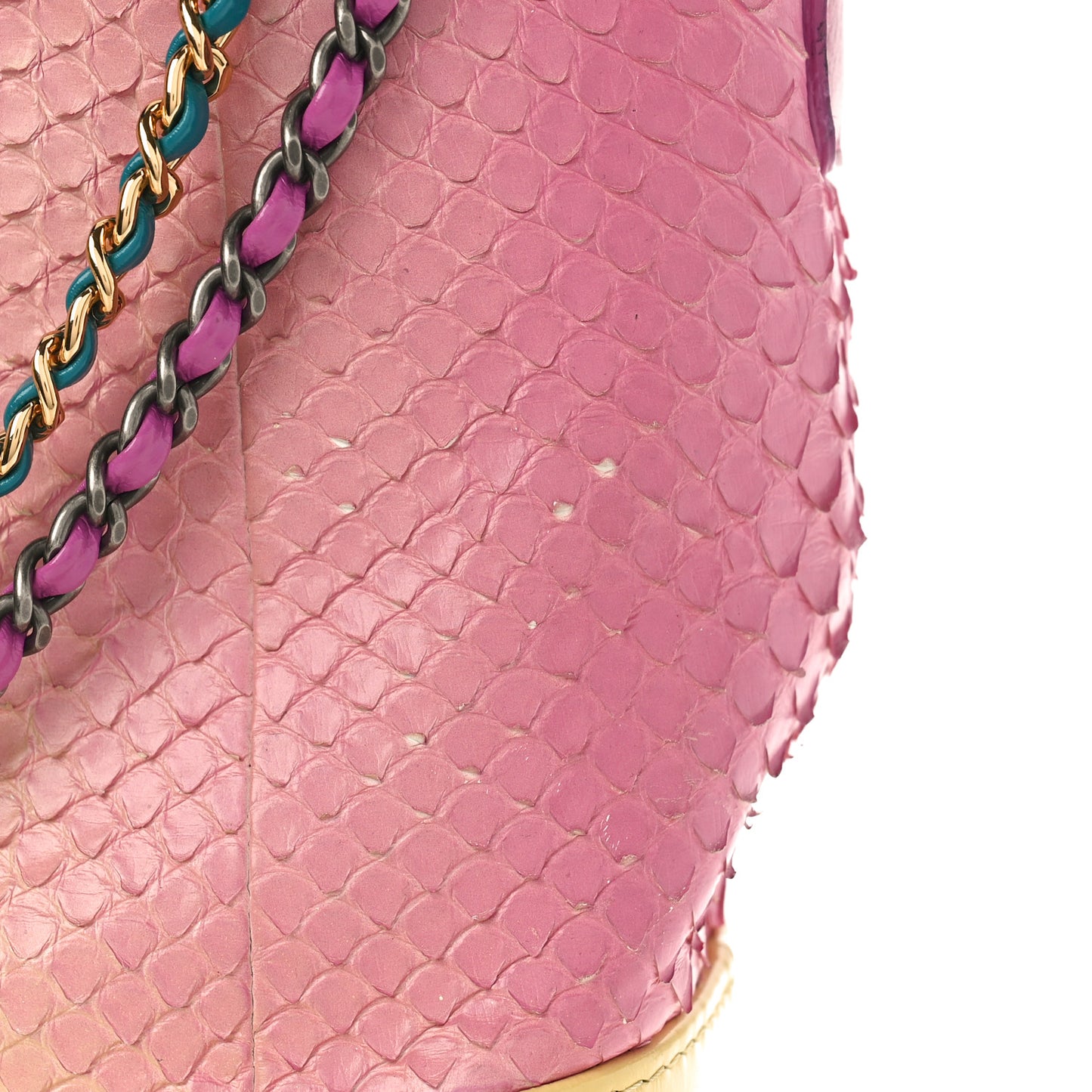 Snakeskin Medium Gabrielle Hobo Yellow Multicolor