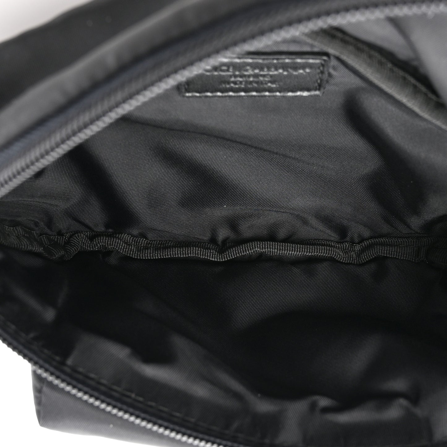 Nylon Logo Belt Bag Black