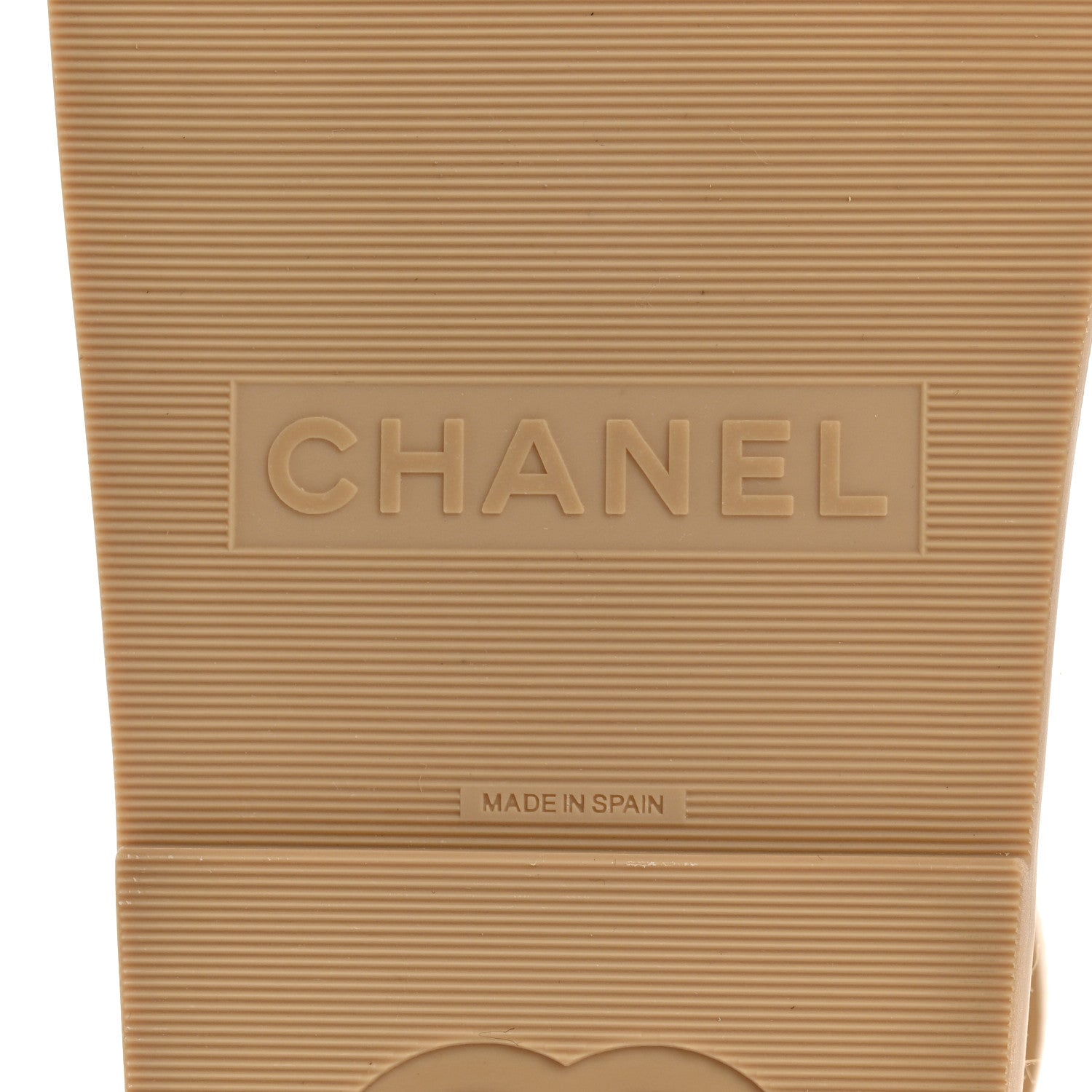 Chanel Lambskin Espadrille Sandals 36 Beige 8 of 10