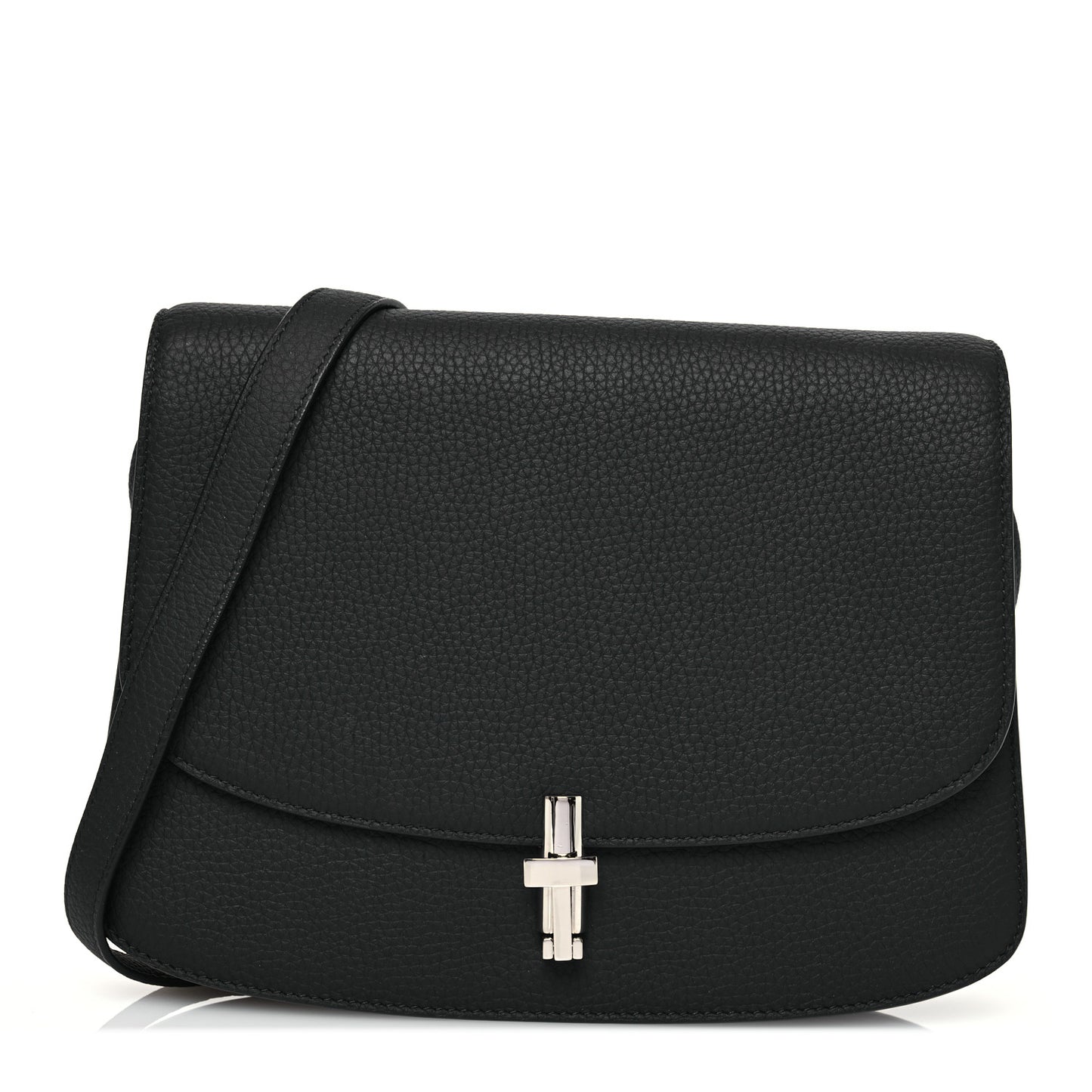 Grained Calfskin The Sofia 10 Crossbody Black