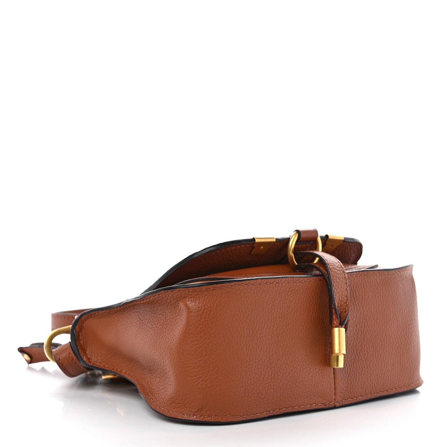 Calfskin Mini Marcie Satchel Tan