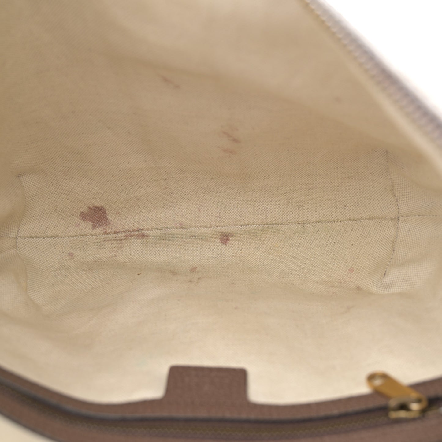 GG Supreme Monogram Web Small Ophidia Half Moon Hobo Brown