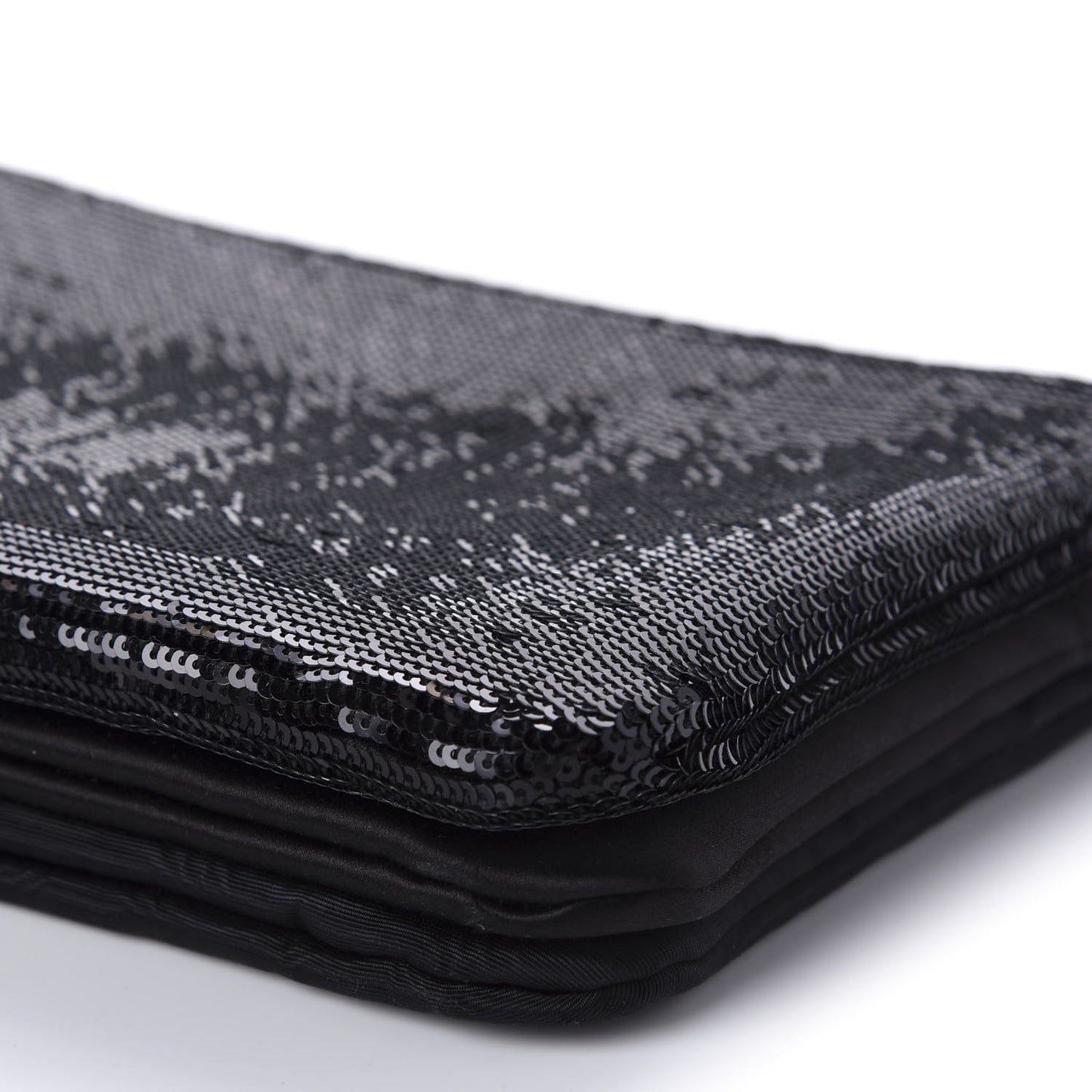 Sequin Small Trio Crossbody Bag Black