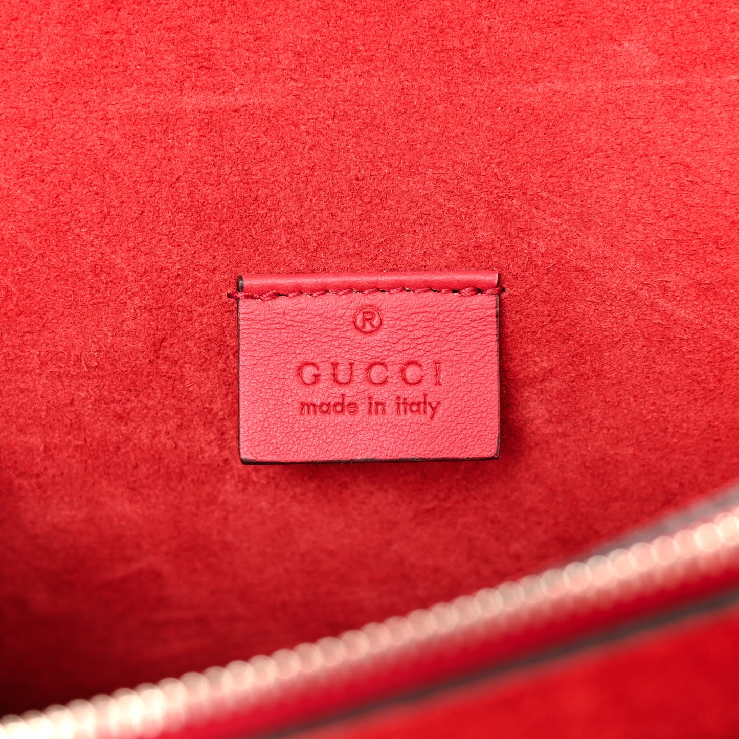 GG Supreme Monogram Small Dionysus Shoulder Bag Red