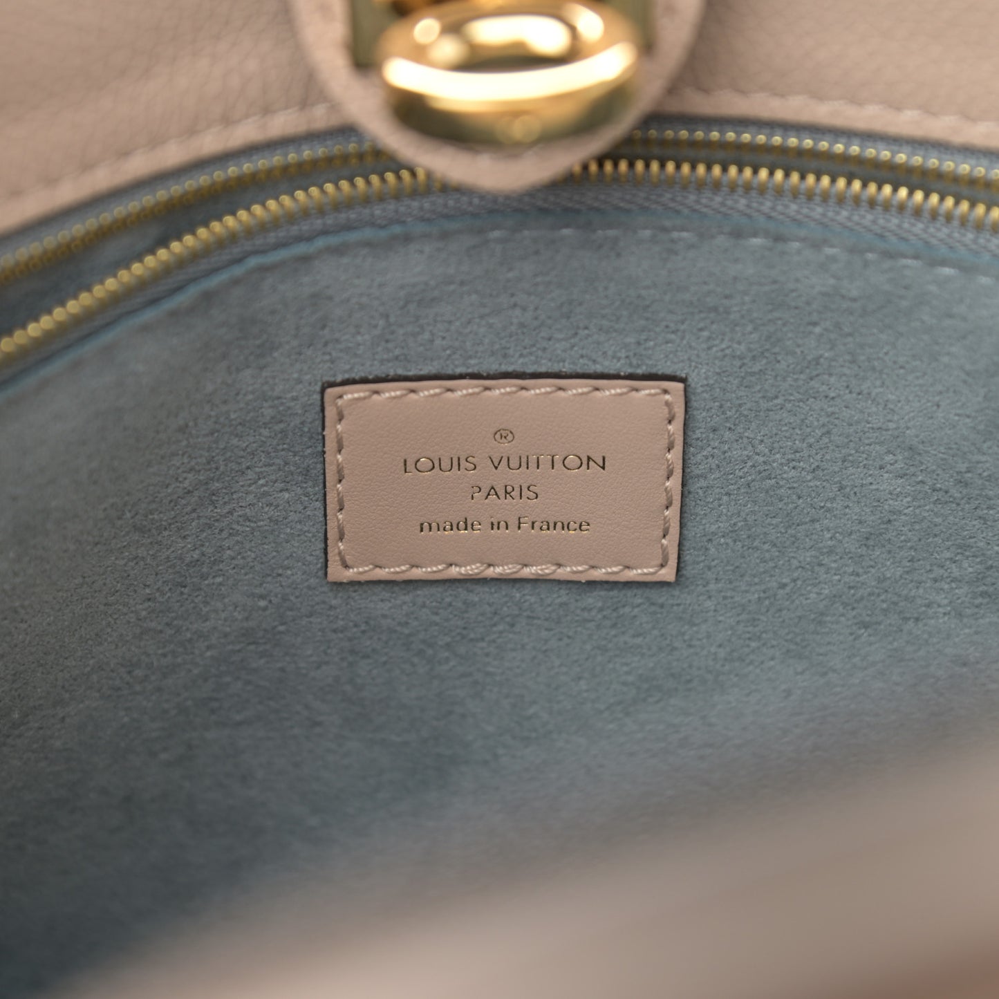 Calfskin Monogram On My Side PM Greige