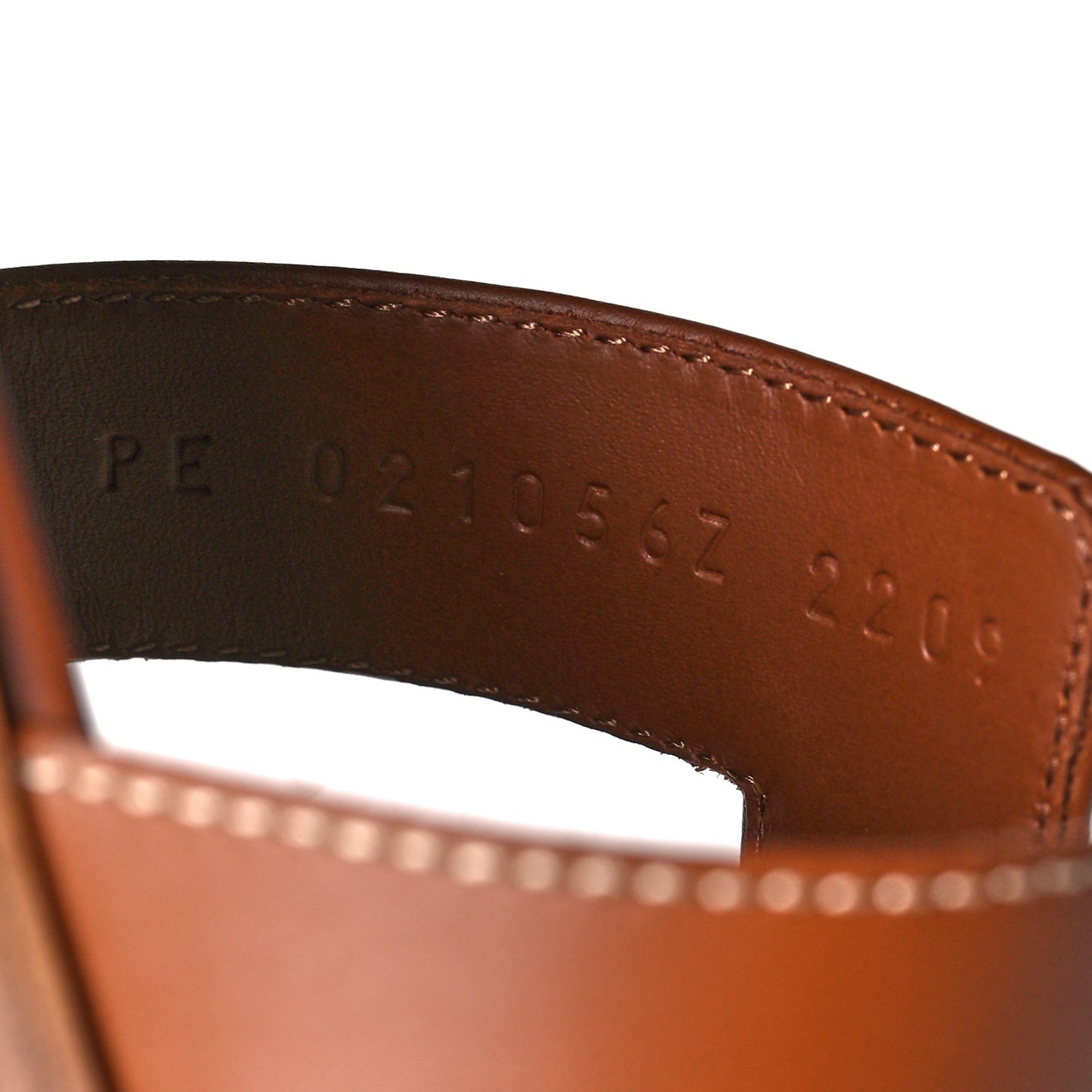 Box Calfskin Oran Sandals 40 Gold