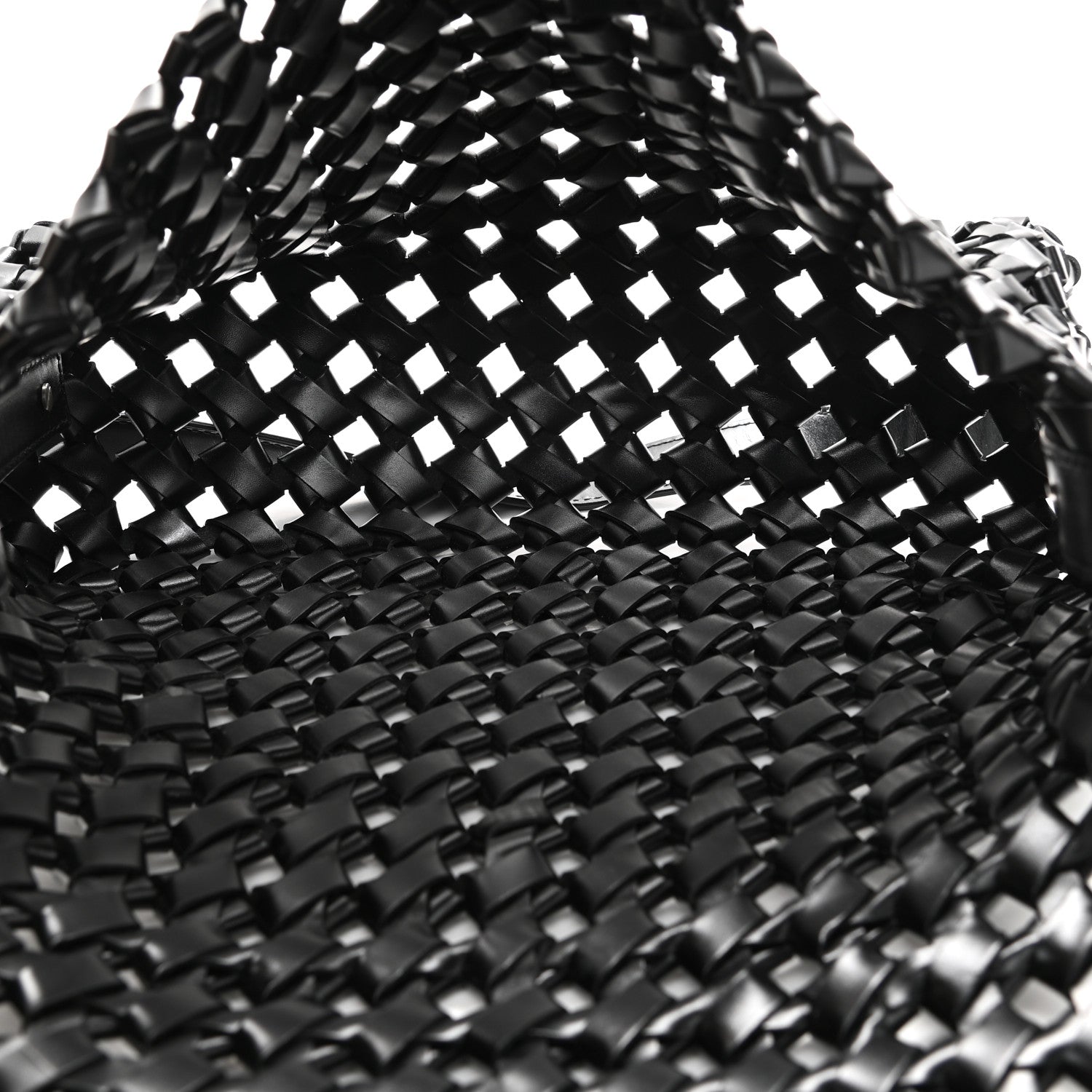 Bottega Veneta Nappa Intrecciato Crochet The Window Crossbody Bag Black 5 of 15