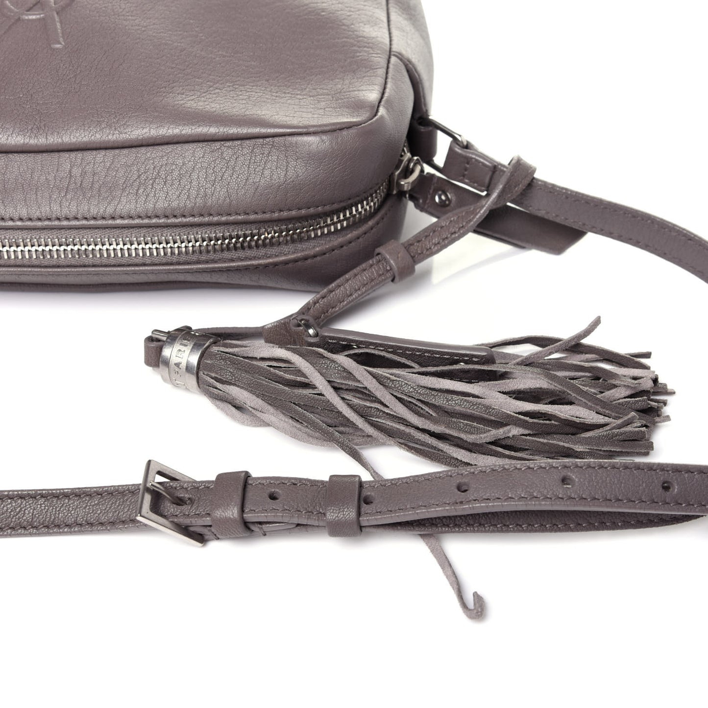 Lambskin Monogram Small Lou Camera Bag Fog