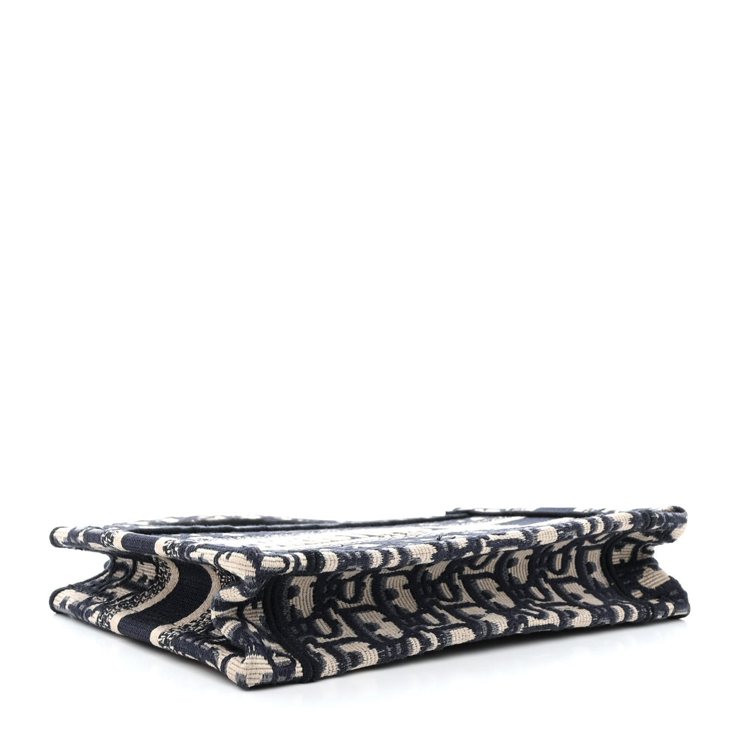 Oblique Mini Book Tote Blue Multicolor