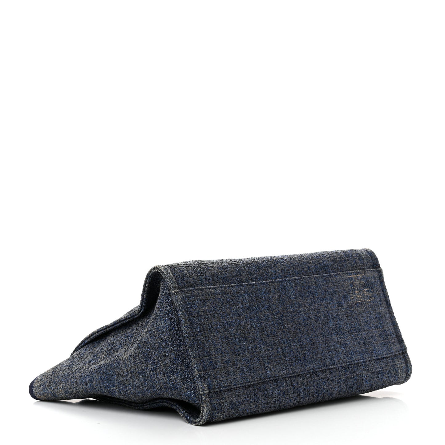Denim Large Deauville Tote Navy Dark Blue